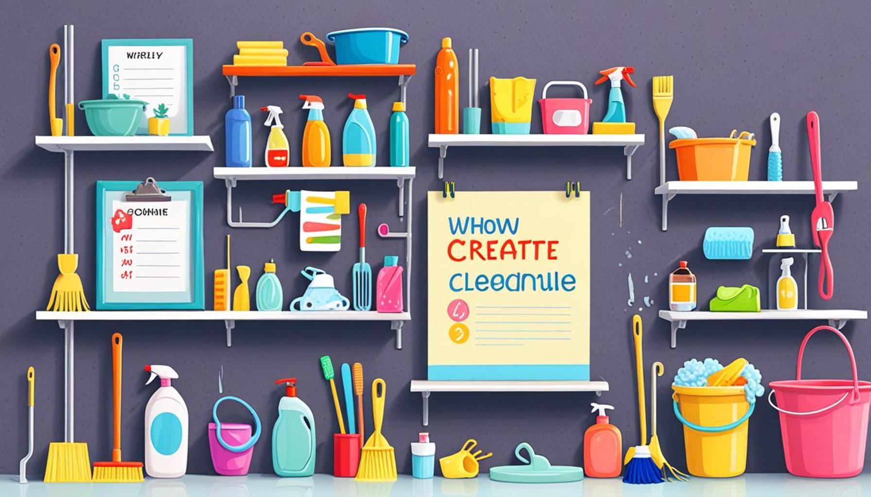 How to Create a Weekly Cleaning Schedule to Maximize Your Home’s Efficiency