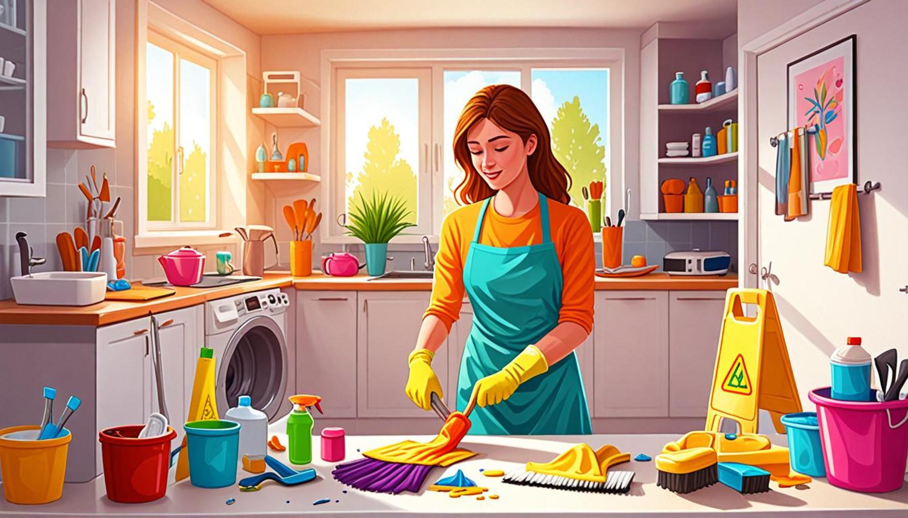 The role of the morning routine in the efficiency of home cleaning and organization