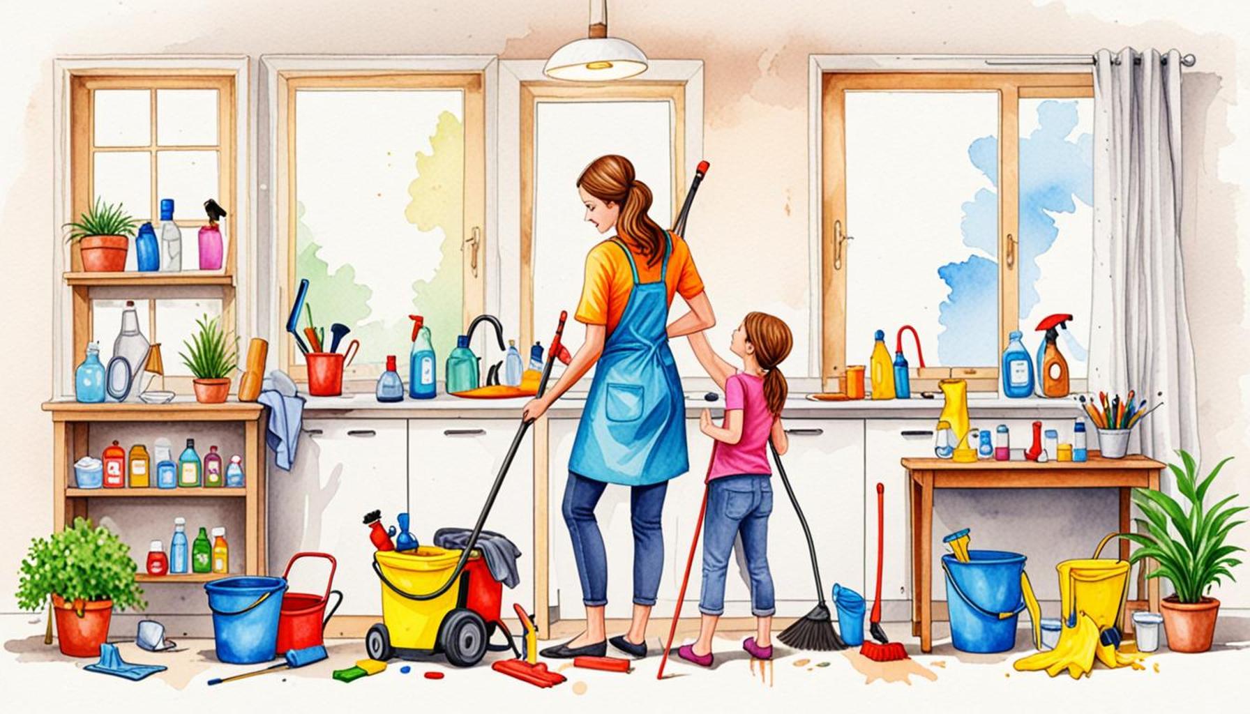 Collaborative Cleaning: How to Involve the Whole Family in Household Maintenance Tasks