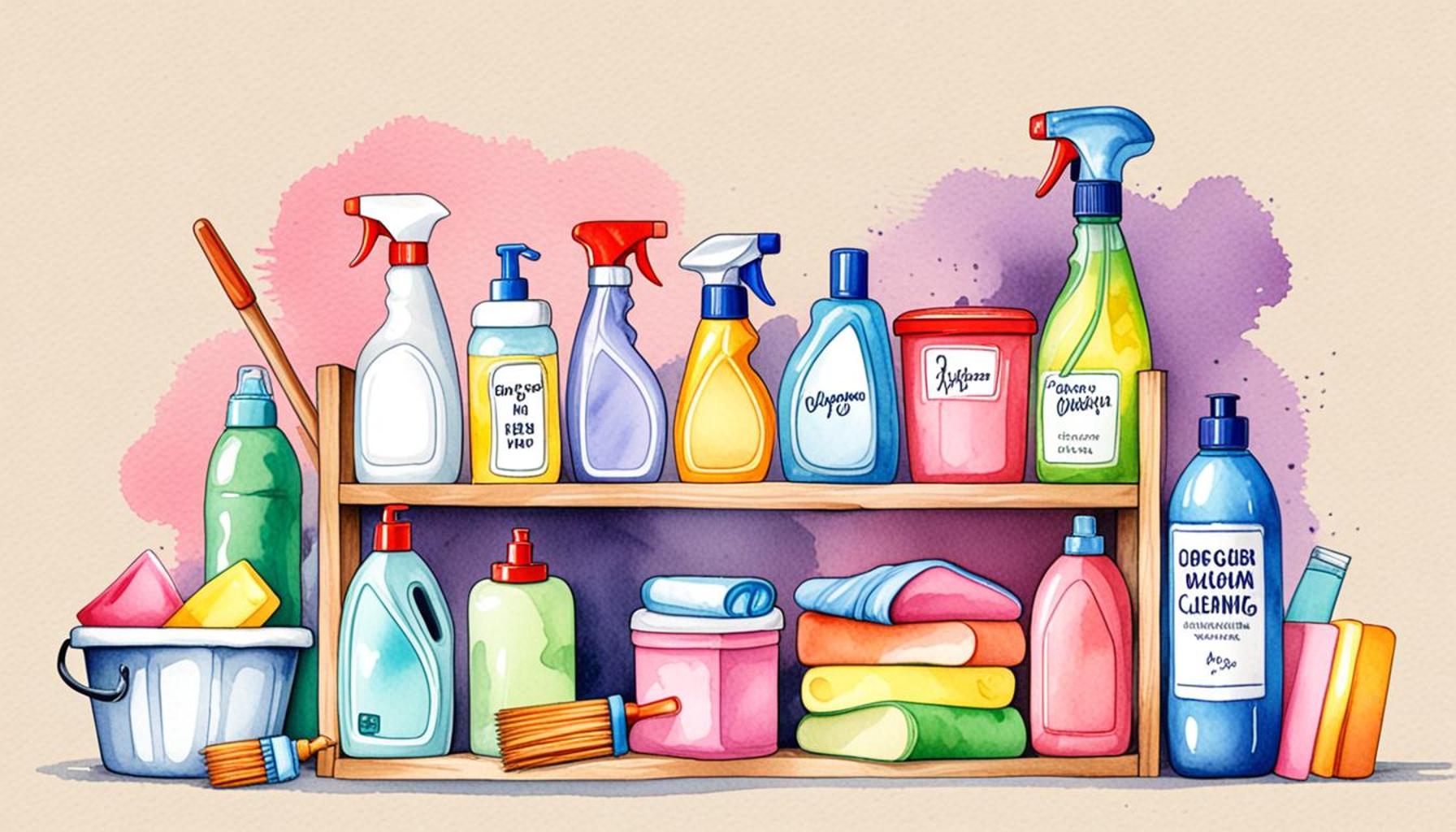 Organization tips to keep your cleaning products always at hand