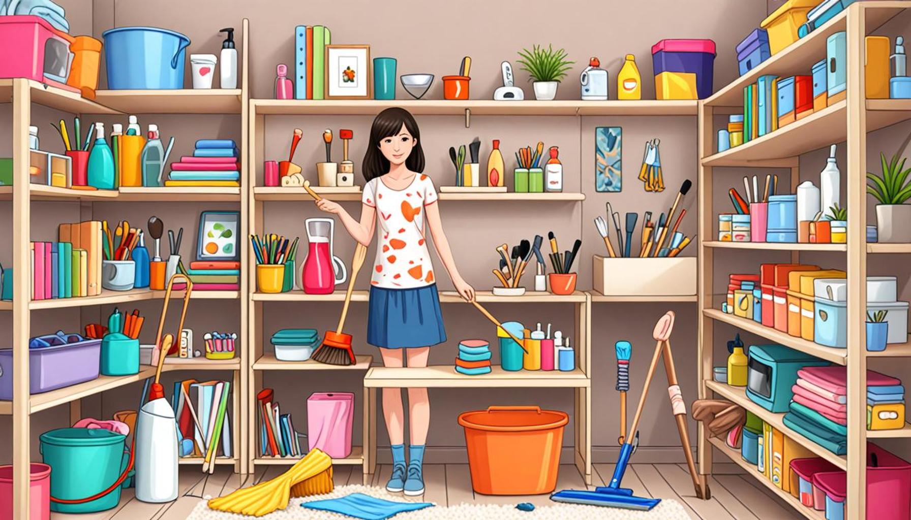 How to Use the Marie Kondo Method to Organize Cleaning Spaces at Home