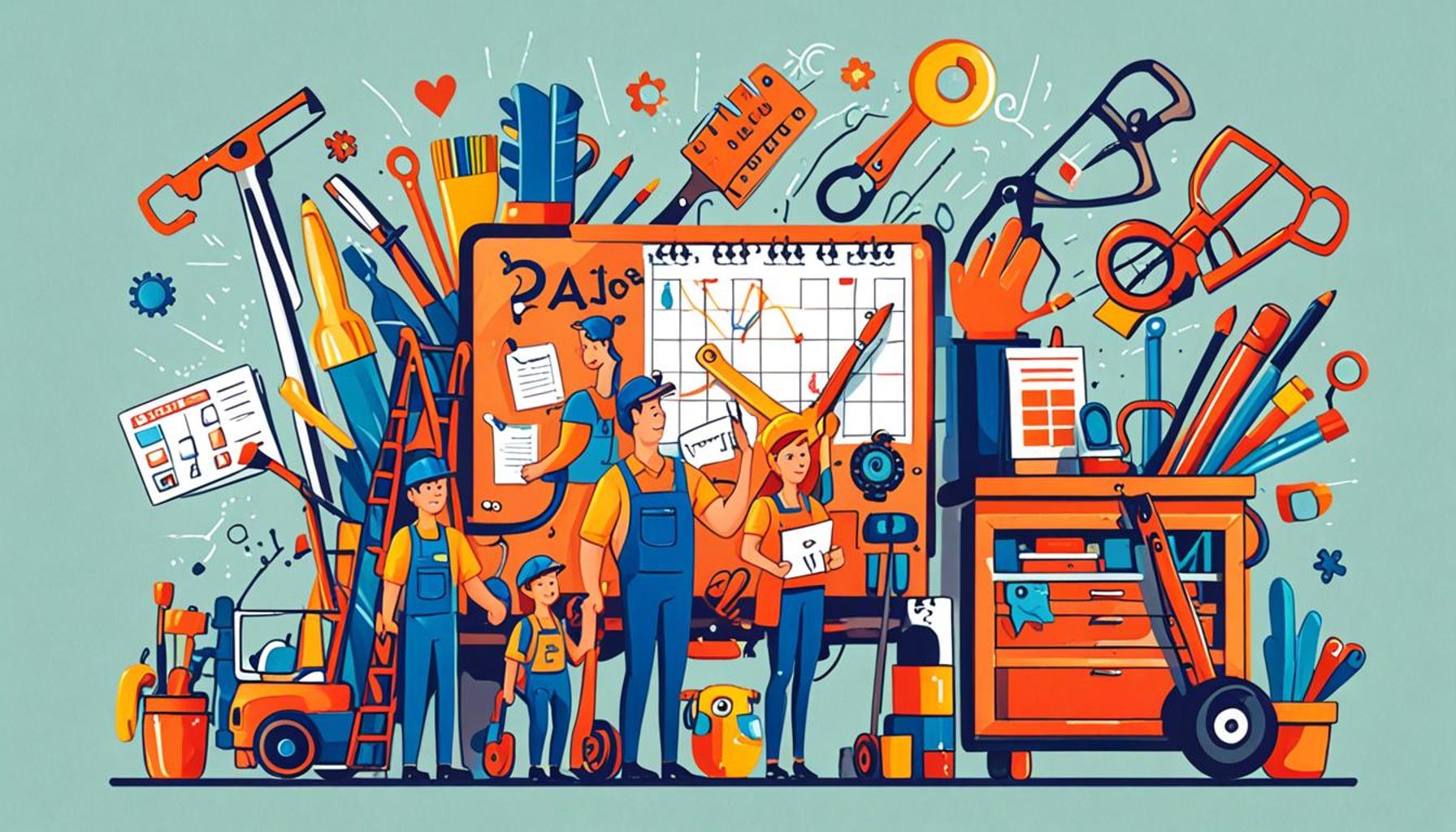The Art of Delegating: Creating an Efficient Maintenance Schedule with the Help of Family